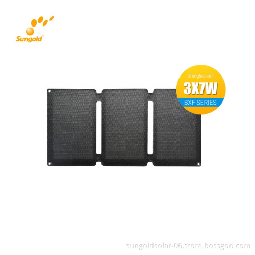 Lightweight Portable Folding Solar Panel - 14W/21W/60W for Outdoor Activities